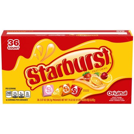 SNICKERS Starburst Original Fruits Chewy Candy 2.07 oz 108223